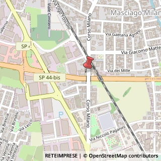 Mappa Corso Milano, 88, 20813 Bovisio-Masciago, Monza e Brianza (Lombardia)