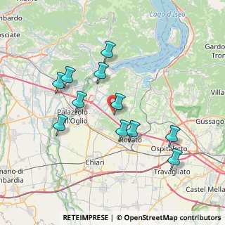 Mappa Via Don S. Fantoni, 25030 Erbusco BS, Italia (7.05818)