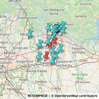 Mappa Via Alessandro Manzoni, 24049 Verdello BG, Italia (9.661)