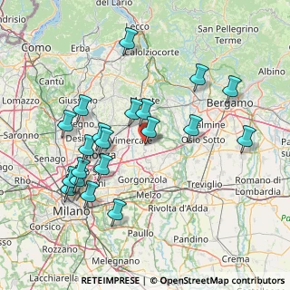 Mappa Via Ciucani, 20876 Ornago MB, Italia (15.8955)
