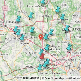 Mappa Paolo 1, 21040 Uboldo VA, Italia (9.72)