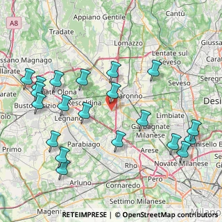 Mappa Paolo 1, 21040 Uboldo VA, Italia (9.5135)