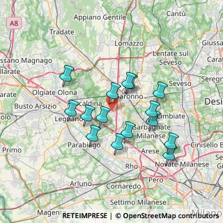Mappa Paolo 1, 21040 Uboldo VA, Italia (6.14133)