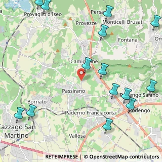 Mappa Via Armando Diaz, 25050 Passirano BS, Italia (3.005)