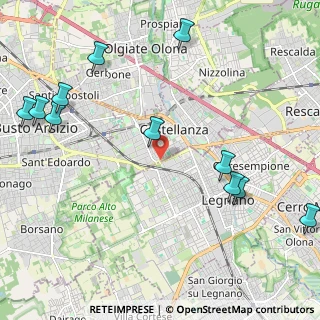 Mappa Via Attilio Agosti, 20025 Legnano MI, Italia (2.74273)