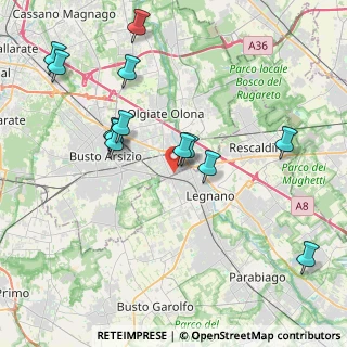 Mappa Via Attilio Agosti, 20025 Legnano MI, Italia (4.26615)