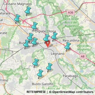 Mappa Via Attilio Agosti, 20025 Legnano MI, Italia (4.05)