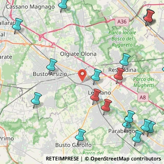 Mappa Via Attilio Agosti, 20025 Legnano MI, Italia (6.5975)