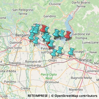 Mappa Via Giuseppe Verdi, 25036 Palazzolo sull'Oglio BS, Italia (9.83)