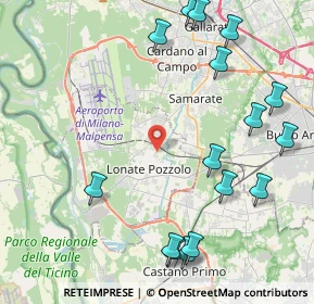 Mappa Via Pellico, 21015 Lonate Pozzolo VA, Italia (5.2775)