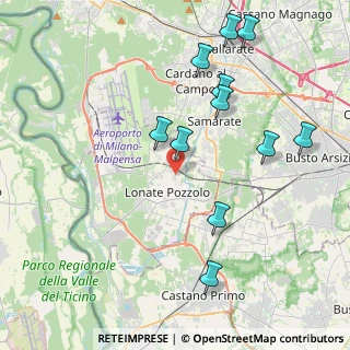 Mappa Via Pellico, 21015 Lonate Pozzolo VA, Italia (4.33818)