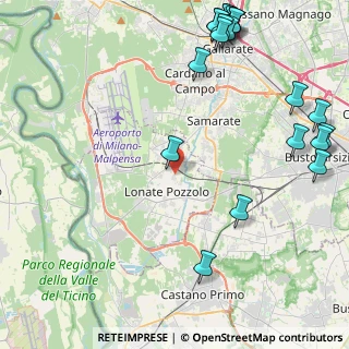 Mappa Via Pellico, 21015 Lonate Pozzolo VA, Italia (6.125)