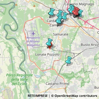 Mappa Via Pellico, 21015 Lonate Pozzolo VA, Italia (5.4565)