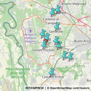 Mappa Via Pellico, 21015 Lonate Pozzolo VA, Italia (3.43182)