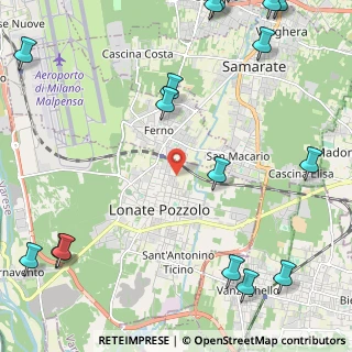 Mappa Via Pellico, 21015 Lonate Pozzolo VA, Italia (3.58)