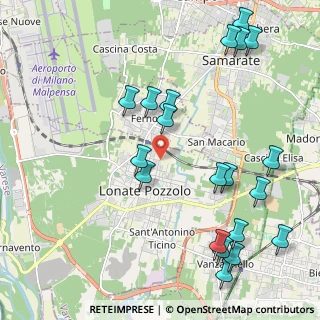 Mappa Via Pellico, 21015 Lonate Pozzolo VA, Italia (2.5195)