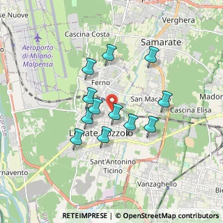 Mappa Via Pellico, 21015 Lonate Pozzolo VA, Italia (1.45)
