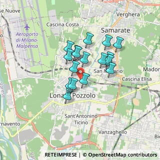 Mappa Via Pellico, 21015 Lonate Pozzolo VA, Italia (1.27059)