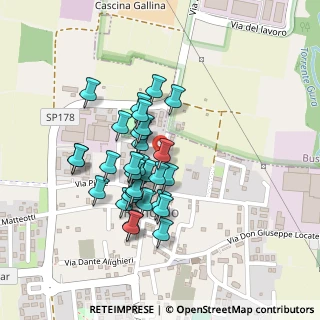 Mappa Via Giuseppe Mazzini, 20877 Roncello MB, Italia (0.18)