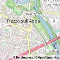 Map Trezzo sull'Adda