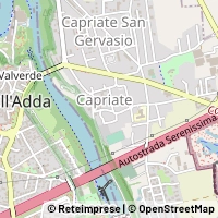 Kartta Capriate San Gervasio