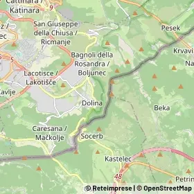 Mappa San Dorligo della Valle