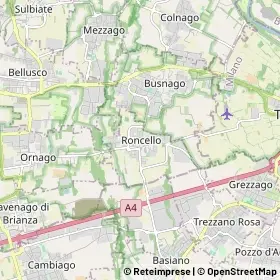Mappa Roncello