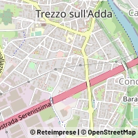 地图 Trezzo sull'Adda