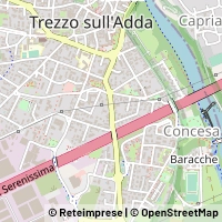 Mapa Trezzo sull'Adda