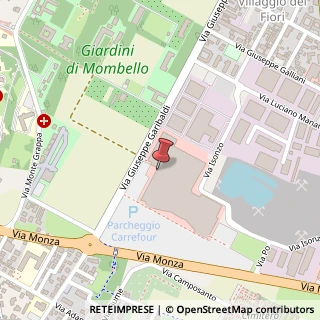 Mappa Via Giuseppe Garibaldi, 29, 20812 Limbiate, Monza e Brianza (Lombardia)