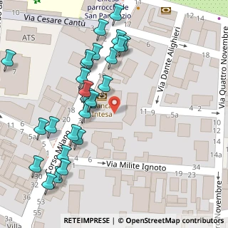 Mappa Corso Milano, 20813 Bovisio-Masciago MB, Italia (0.07308)
