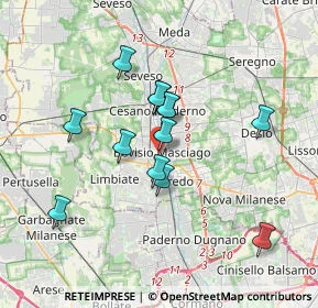 Mappa Corso Milano, 20813 Bovisio-Masciago MB, Italia (2.99538)