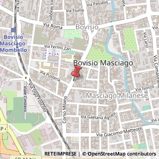 Mappa Corso Milano, 29, 20813 Bovisio-Masciago, Monza e Brianza (Lombardia)
