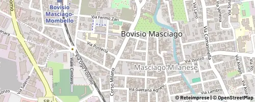 Mappa Bovisio Masciago