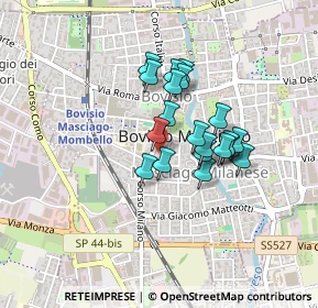 Mappa Corso Milano, 20813 Bovisio-Masciago MB, Italia (0.312)