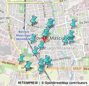 Mappa Corso Milano, 20813 Bovisio-Masciago MB, Italia (0.4645)