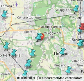 Mappa Via Giulio Verne, 20033 Solaro MI, Italia (3.2045)