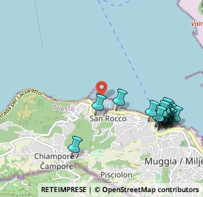 Mappa S.da per Lazzaretto, 34015 Muggia TS, Italia (1.159)