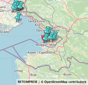 Mappa S.da per Lazzaretto, 34015 Muggia TS, Italia (17.44077)