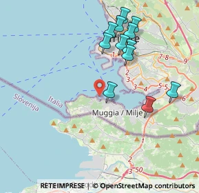 Mappa S.da per Lazzaretto, 34015 Muggia TS, Italia (3.9425)