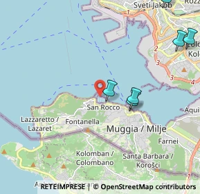 Mappa S.da per Lazzaretto, 34015 Muggia TS, Italia (3.48429)