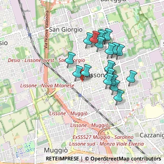 Mappa Via Giacomo Matteotti Angolo, 20851 Lissone MB, Italia (0.8045)
