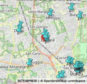 Mappa Via Giacomo Matteotti Angolo, 20851 Lissone MB, Italia (2.9535)