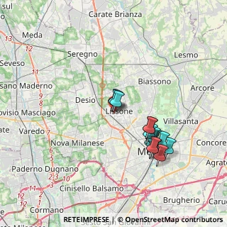 Mappa Via Giacomo Matteotti Angolo, 20851 Lissone MB, Italia (3.26143)