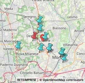 Mappa Via Giacomo Matteotti Angolo, 20851 Lissone MB, Italia (2.94)