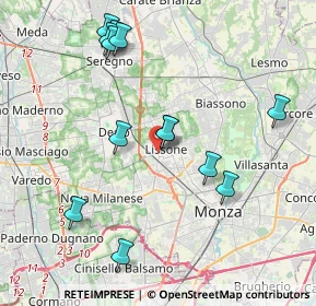 Mappa Via Giacomo Matteotti Angolo, 20851 Lissone MB, Italia (4.14923)