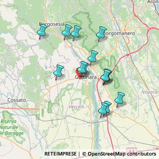 Mappa Via Chieri, 13045 Gattinara VC, Italia (6.65857)
