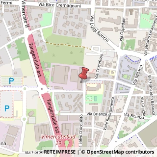 Mappa Via Damiano Chiesa, 22, 20871 Vimercate, Monza e Brianza (Lombardia)