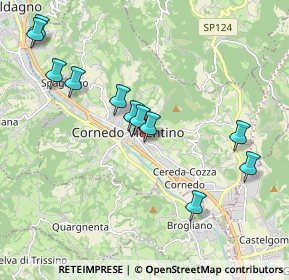 Mappa Viale Trieste, 36073 Cornedo Vicentino VI, Italia (2.05818)