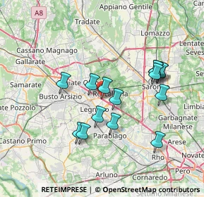 Mappa E62, 20023 Legnano MI, Italia (6.58133)